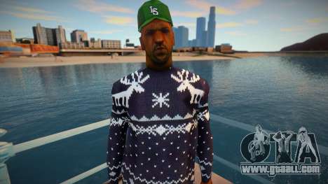 Sweet in a winter sweater for GTA San Andreas