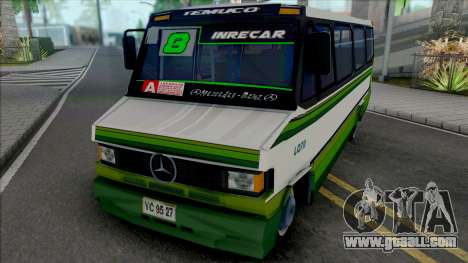 Mercedes-Benz LO 809 Skin L8 Temuco for GTA San Andreas