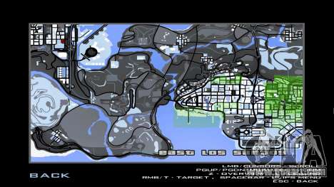 Winter game map for GTA San Andreas