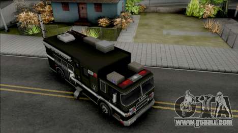 Swat Team Truck Container for GTA San Andreas