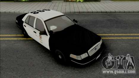 Ford Crown Victoria 1998 CVPI LAPD GND for GTA San Andreas