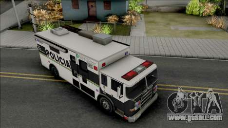 Operational Mobile Base Truck PMCE for GTA San Andreas