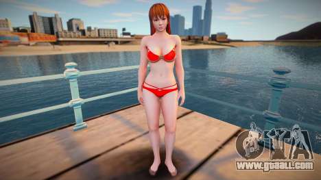 Kasumi Red Bikini for GTA San Andreas