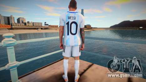 Lionel Messi Argentina T-Shirt - Medal 2021 for GTA San Andreas
