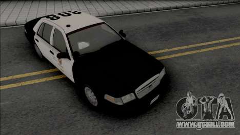 Ford Crown Victoria 2007 CVPI LAPD GND v2 for GTA San Andreas