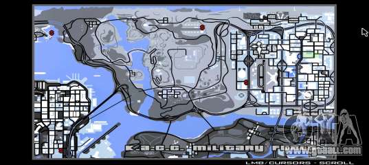 Winter game map