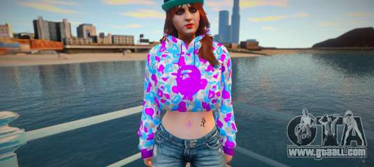 GTA Online Skin Ramdon Female Afther 5 Diva Outf