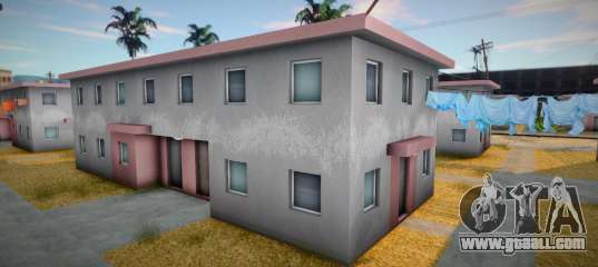 Poor house with ghetto