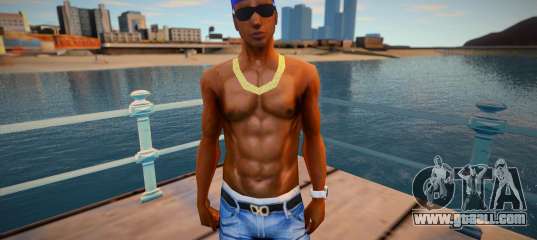 Og Loc with bare torso