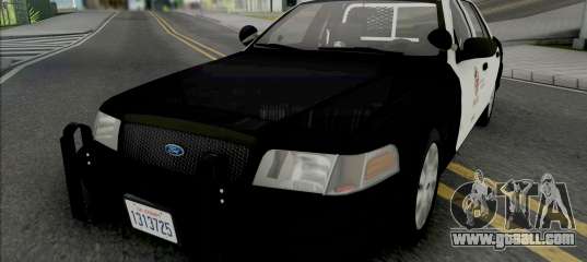 Ford Crown Victoria 2011 CVPI LAPD v2