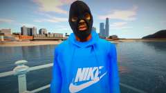 Bandit in a blue hoody for GTA San Andreas