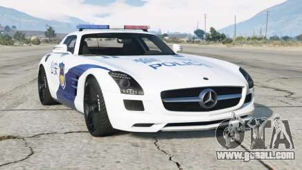 Mercedes-Benz SLS 63 AMG (C197) 2010〡Chinese Police for GTA 5