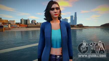 GTA Online Skin Ramdon Female Asian 1 Fashion v2 for GTA San Andreas