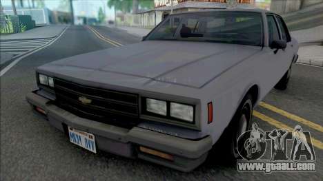 Chevrolet Impala 1986 LAPD Unmarked for GTA San Andreas