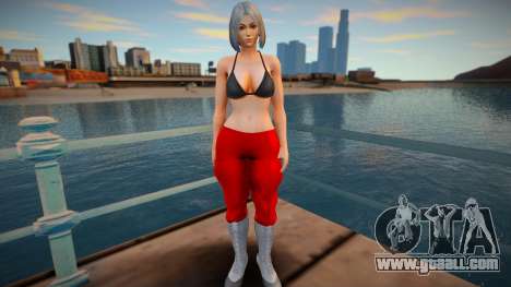 KOF Soldier Girl Different 6 - Red 2 for GTA San Andreas