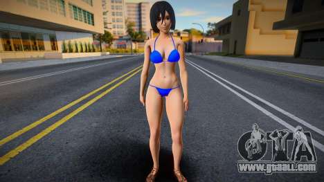 Mikasa Ackerman Bikini (good skin) for GTA San Andreas