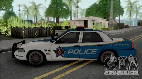 Ford Crown Victoria 2008 Palm City Police for GTA San Andreas