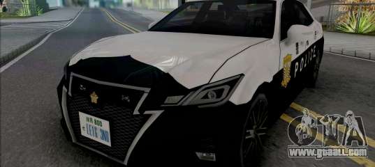 Toyota Crown Athlete 2016 Patrol Car