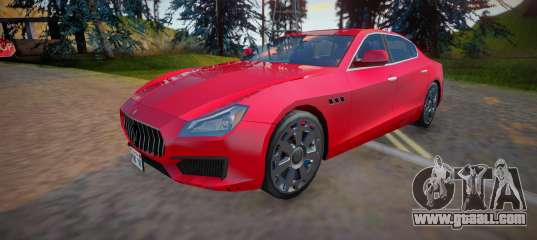 2018 Maserati Quattroporte (Low Poly)
