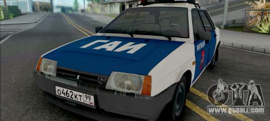 VAZ-21099 Moscow Militia of the 90s for GTA San Andreas