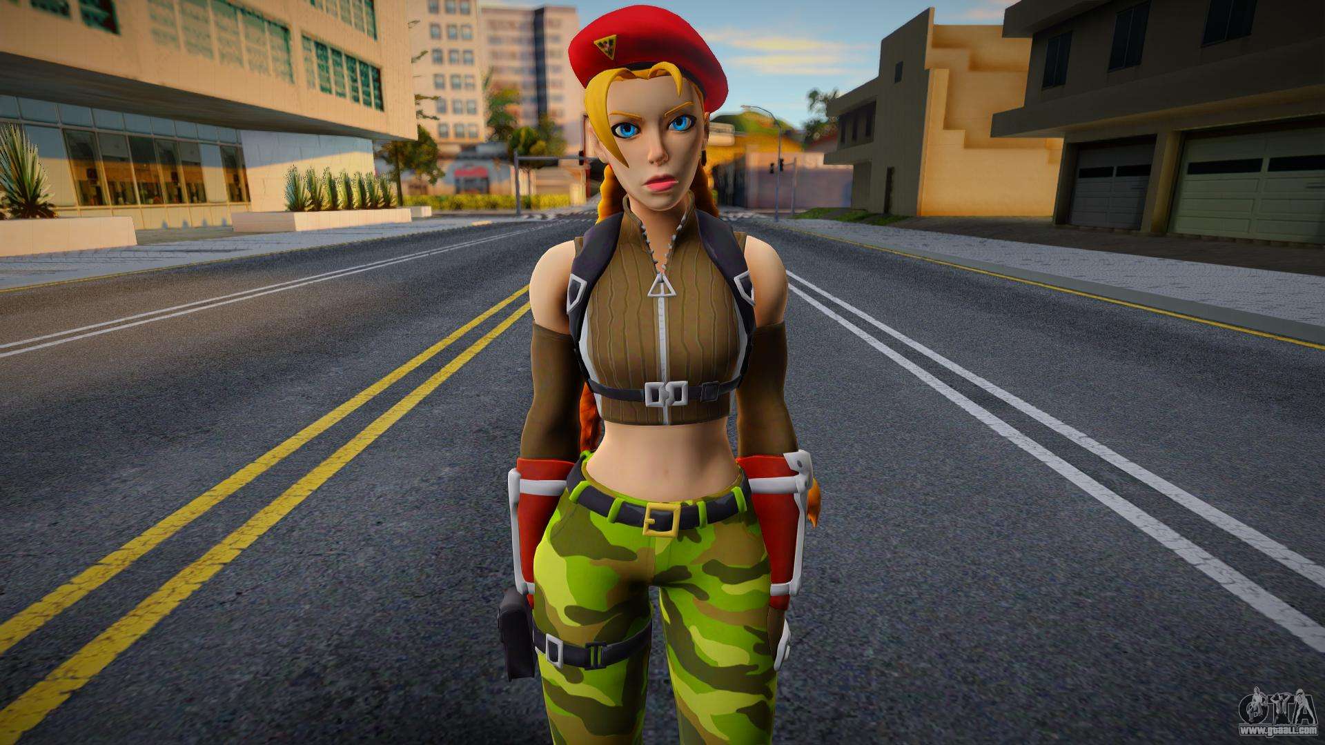 Download Fortnite Cammy White for GTA San Andreas