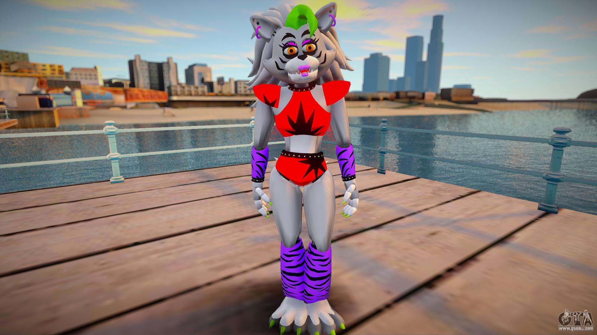 Roxanne Wolf Five Nights At Freddys Security For Gta San Andreas