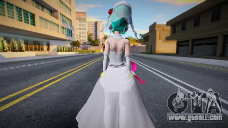 PDFT Hatsune Miku White Dress for GTA San Andreas