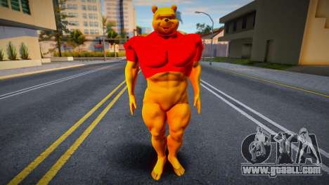 Buff Winnie the Pooh for GTA San Andreas