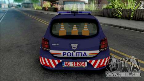 Dacia Sandero 2018 Politia for GTA San Andreas