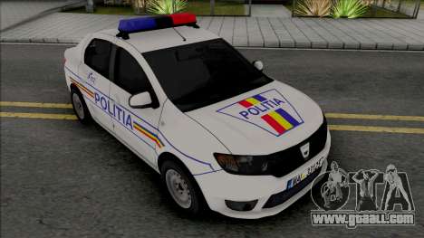 Dacia Logan 2013 Politia for GTA San Andreas