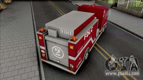 GTA III Firetruck for GTA San Andreas