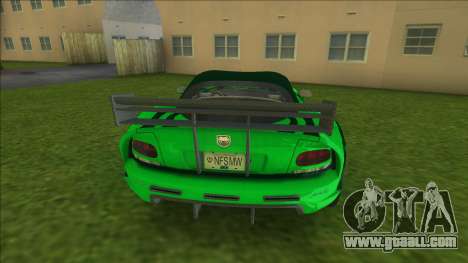 NFSMW Dodge Viper JV for GTA Vice City