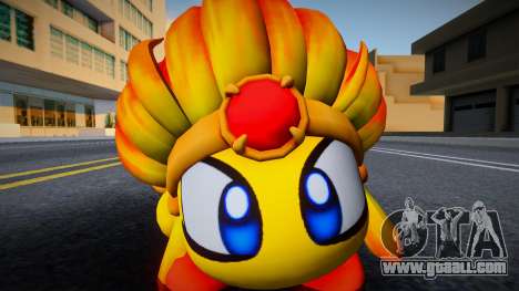 Burning Leo From Kirby Star Allies (yellow) for GTA San Andreas