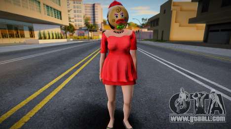 Asian woman in New Year's clothes 2 for GTA San Andreas