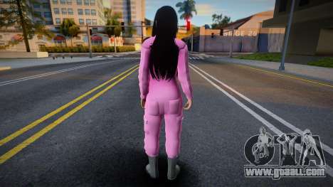 Monki Construction Suit (Pink) for GTA San Andreas