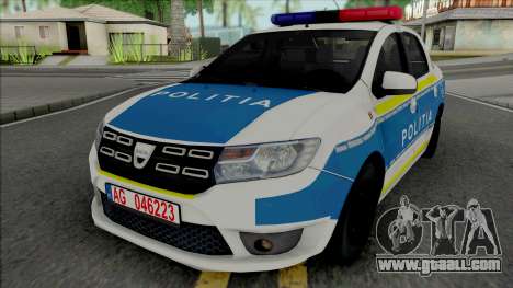Dacia Logan 2020 Politia for GTA San Andreas