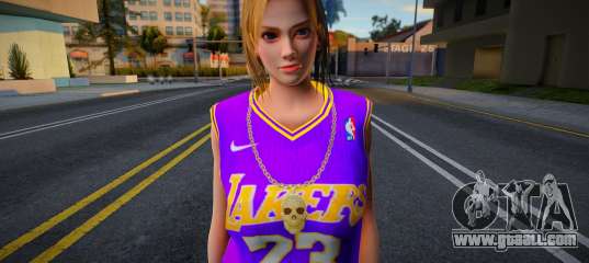 Tina Armstrong Fashion Lakers Ourstorys Jersey 1