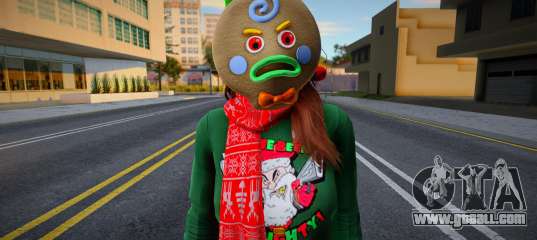 Girl in New Year's clothes 3