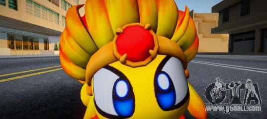 Burning Leo From Kirby Star Allies (yellow)