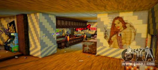 Ten Green Bottles (Bar Interior Texture Remake)