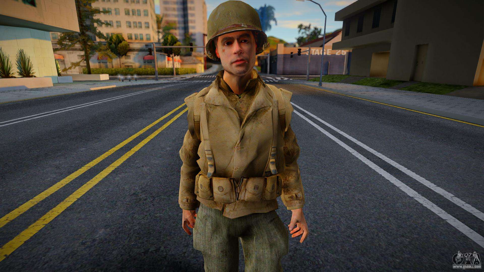 Call of Duty 2 American Soldiers 2 for GTA San Andreas