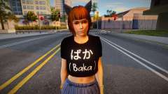 Tamaki-chan - BAKA T-shirt for GTA San Andreas