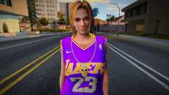 Tina Armstrong Fashion Lakers Ourstorys Jersey 1 for GTA San Andreas