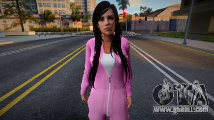 Monki Construction Suit (Pink) for GTA San Andreas