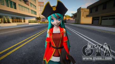 PDFT Hatsune Miku Pirate for GTA San Andreas