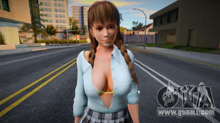 DOAXVV Hitomi Spring School Wear 3 for GTA San Andreas