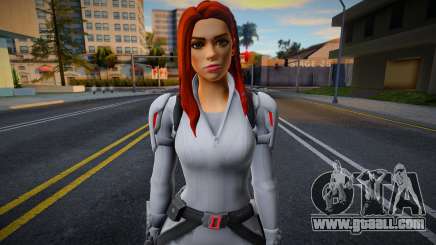 Fortnite - Black Widow White Suit for GTA San Andreas