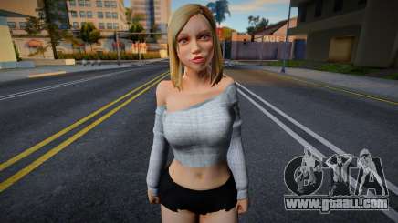 Parasit3 City Blonde Girl Skin 1 for GTA San Andreas