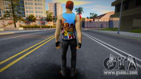 Postal Dude in Barboskin T-shirt for GTA San Andreas