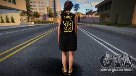 Lara Croft Fashion Casual - Los Angeles Lakers 1 for GTA San Andreas